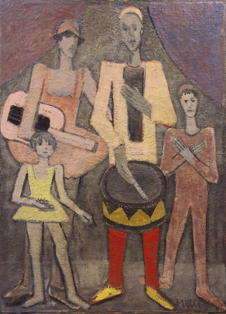 Family of Jesters with Instruments 